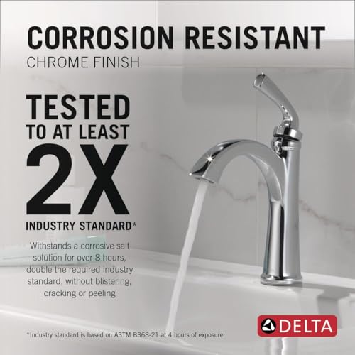 Single Hole Chrome Bathroom Faucet for Sink